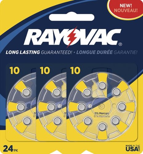  Rayovac - Size 10 Hearing Aid Batteries (24-Pack)