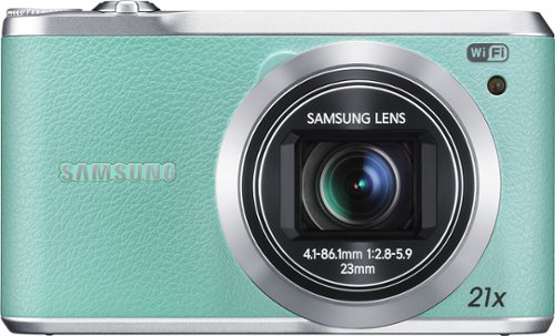  Samsung - WB380 16.3-Megapixel Digital Camera - Mint
