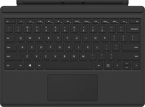  Microsoft - Surface Pro Type Cover - Black