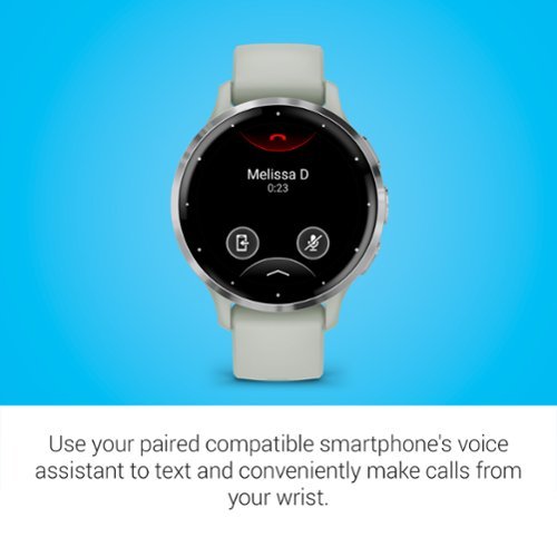 Garmin Venu 3S GPS Smartwatch 41 mm Fiber-reinforced polymer - Stainless Steel and Sage Gray WORLDWIDE DELIVERY