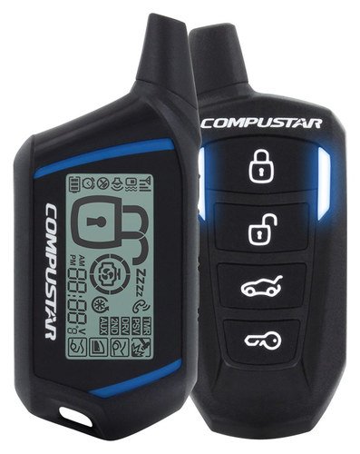  CompuStar - Remote Starter and Security Controller for Select Vehicles - Black/Gray