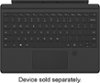 Microsoft - Surface Pro Type Cover with Fingerprint ID - Black-Front_Standard