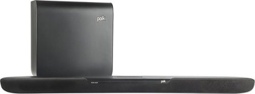  Polk Audio - MagniFi One Soundbar with Wireless Subwoofer - Black