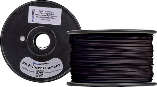  ROBO 3D - 1.75mm PLA Filament 2.2 lbs. - Carbon Fiber
