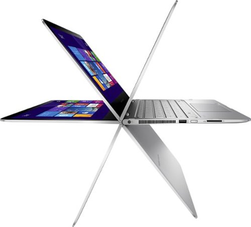  HP - Spectre x360 2-in-1 13.3&quot; Touch-Screen Laptop - Intel Core i5 - 4GB Memory - 128GB Solid State Drive - Natural Silver