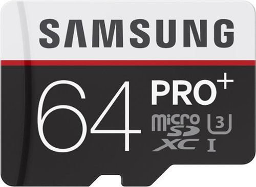  Samsung - PRO+ 64GB microSDXC UHS-I Memory Card