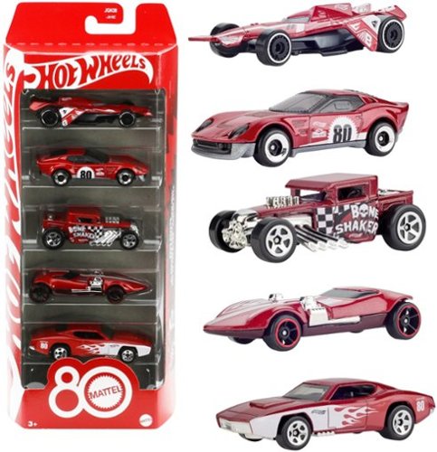 Hot Wheels 5 Pack, Mattel 80th Anniversary Collectibles