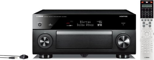  Yamaha - AVENTAGE 11.2-Ch. Home Theater Preamplifier - Black