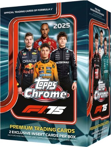 2025 Topps Chrome F1 Blaster Box-Front_Standard 