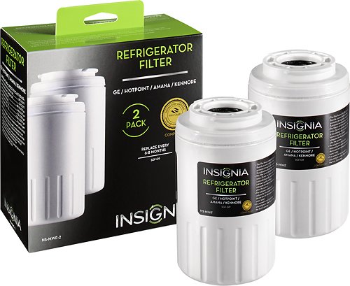  Water Filters for Select GE, Hotpoint, Amana and Kenmore Refrigerators (2-Pack)