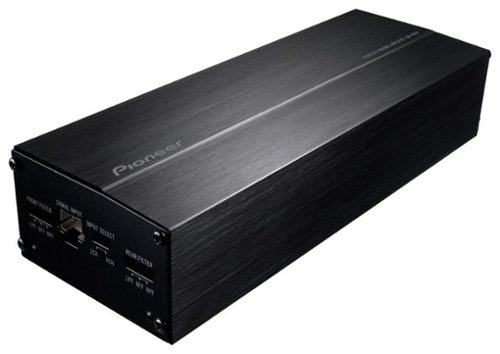 Pioneer - 4-Channel - Class D, 400w Max Power - Compact Bridgeable Amplifier - Black