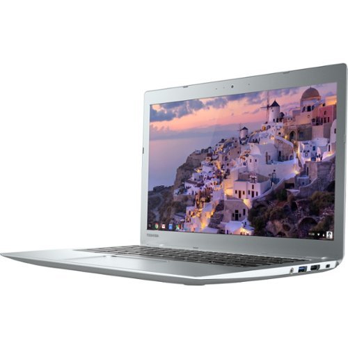  Toshiba - 13.3&quot; Chromebook - Intel Celeron - 4GB Memory - 16GB Solid State Drive - Ice Blue Silver