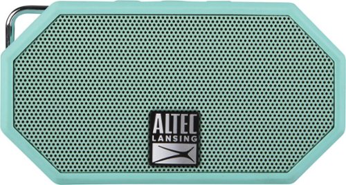 Altec Lansing - Mini H20 Portable Bluetooth Speaker - Mint-Front_Standard 