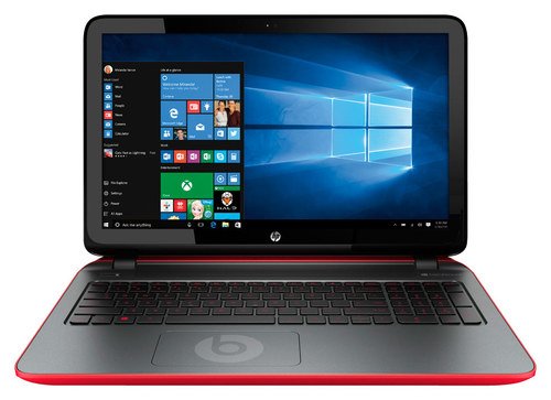  HP - Beats Special Edition 15.6&quot; Touch-Screen Laptop - AMD A10-Series - 8GB Memory - 1TB Hard Drive - Red/Black