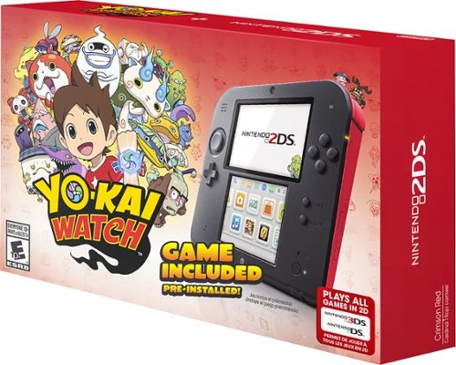  Nintendo 2DS with Yo-Kai Watch - Red