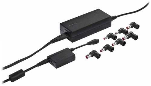 Targus - Refurbished 90W AC Laptop Charger - Black-Front_Standard 