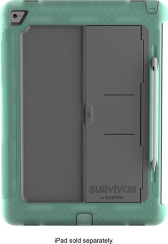  Griffin - Survivor Slim Case for Apple® iPad® Pro 12.9&quot; - Chromium Green/Mineral Gray