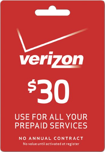  Verizon Prepaid - $30 Refill Card