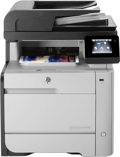 HP - LaserJet Pro MFP m476dn Color All-In-One Printer - Black/Gray