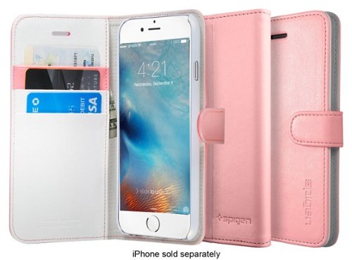Spigen - Wallet S Case for Apple® iPhone® 6 - Pink-Front_Standard 