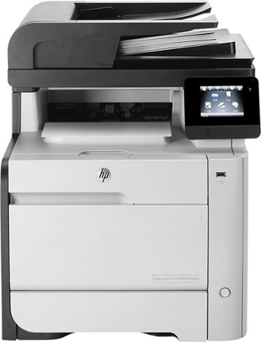  HP - LaserJet Pro MFP m476dw Wireless Color All-In-One Printer - Black/Gray
