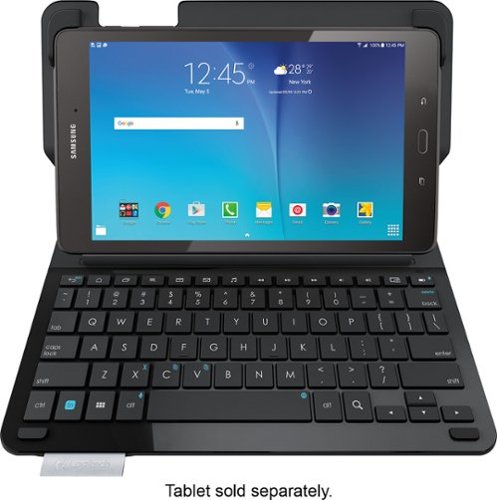  Logitech - Type-S Keyboard Case for Samsung Galaxy Tab E - Black