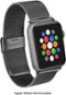 Platinum™ - Metal Mesh Band for Apple Watch 42mm (Series 1-8) and Apple Watch Ultra 49mm - Silver-Angle_Standard