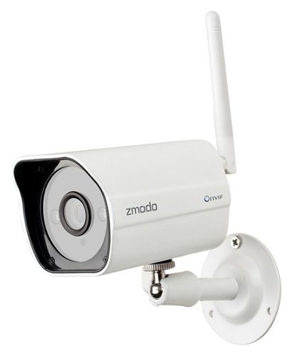  Zmodo - 2nd Gen. Wireless Bullet IP Camera - White