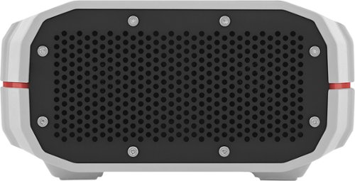  BRAVEN - BRV-1 Portable Bluetooth Speaker - Gray/Red