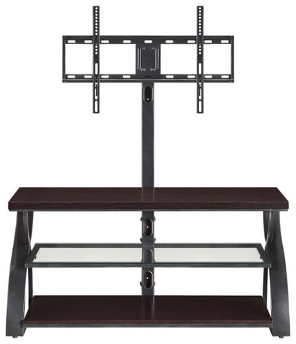 Whalen Furniture - TV Console for Most Flat-Panel TVs Up to 65" - Dark Espresso