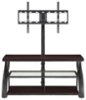 Whalen Furniture - TV Console for Most Flat-Panel TVs Up to 65" - Dark Espresso-Front_Standard