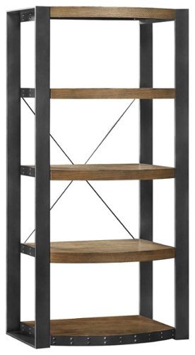 Whalen Furniture - Audio Tower - Ash-Front_Standard 