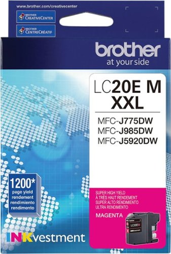  Brother - LC20EM XXL Super High-Yield Ink Cartridge - Magenta - Magenta