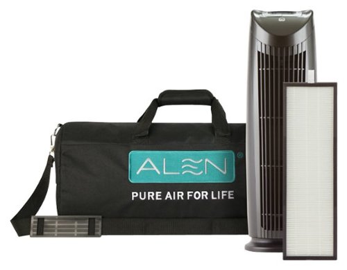  Alen - T500 Tower Air Purifier - Black/Silver