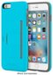 Incipio - STOWAWAY Advance Wallet Case for Apple® iPhone® 6 Plus and iPhone 6s Plus - Blue/Gray-Front_Standard