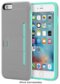 Incipio - STOWAWAY Advance Wallet Case for Apple® iPhone® 6 Plus and iPhone 6s Plus - Dark Gray/Teal-Front_Standard