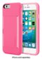 Incipio - STOWAWAY Case for Apple® iPhone® 6 and iPhone 6s - Pink/Light Pink-Front_Standard