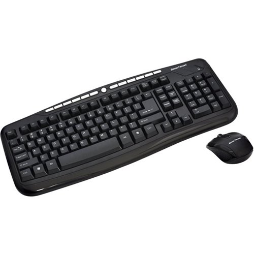 Gear Head - Wireless Desktop &amp; Optical Mouse Keyboard and Optical Mouse - Black