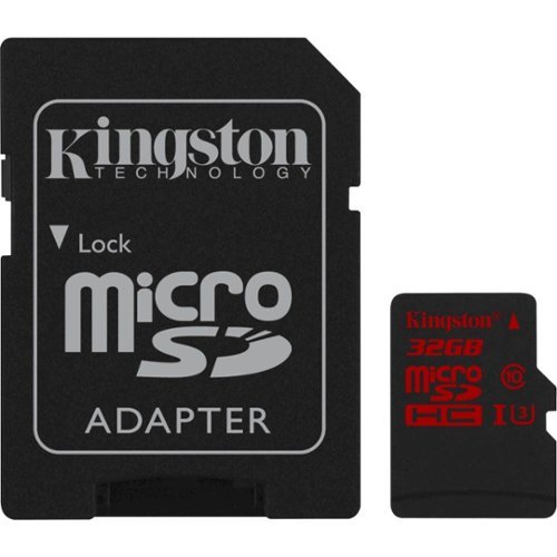  Kingston - 32GB microSDHC UHS-I Memory Card