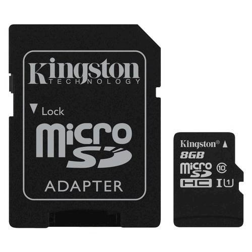 Kingston - 8GB microSDHC UHS-I Memory Card