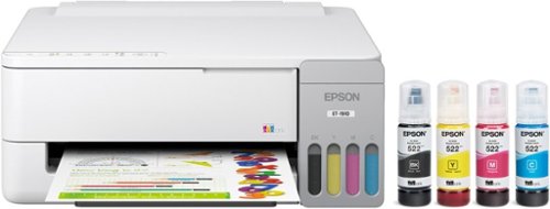 Epson - EcoTank ET-1910 Wireless Color Supertank Inkjet Printer - White