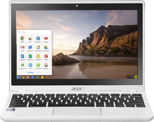  Acer - 11.6&quot; Touch-Screen Chromebook - Intel Celeron - 2GB Memory - 32GB Solid State Drive - Moonstone White