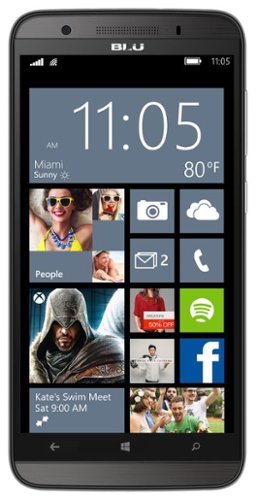  BLU - Win HD 4G with 8GB Memory Cell Phone (Unlocked) - Gray