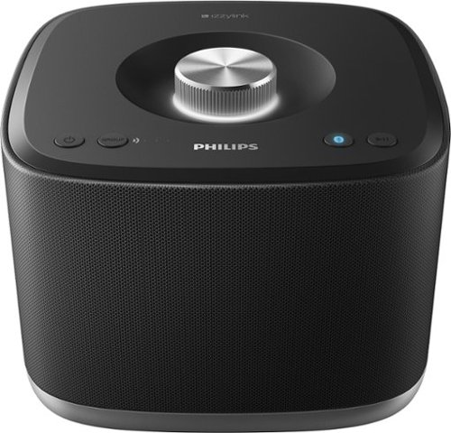 Philips - izzy Wireless Bluetooth Speaker - Black-Front_Standard 