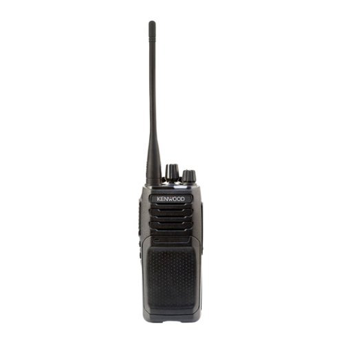 Kenwood - ProTalk NX-P1300AUK UHF Business Two-Way Radio, Charging Cup, 450000 Sq Ft, 5W, 64 Channels, Analog - Black-Front_Standard 