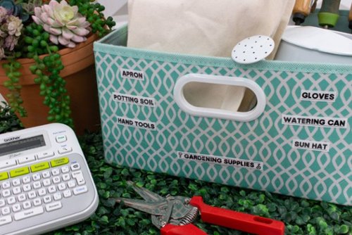 Brother P-touch, PT-D210, Easy-to-Use Label Maker, One-Touch Keys, Multiple Font Styles, 27 User-Friendly Templates - White/Gray SHOP ONLINE