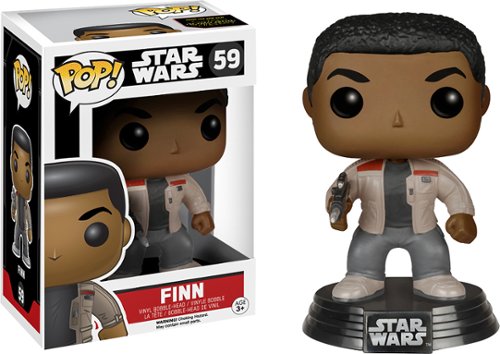  Funko - Star Wars: Episode VII Finn Pop! Vinyl Bobble Head Figure - Multi