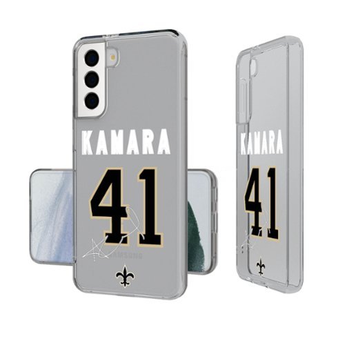Keyscaper - NFL - Alvin Kamara New Orleans Saints Galaxy Clear Case - S24 - Multicolor-Front_Standard 