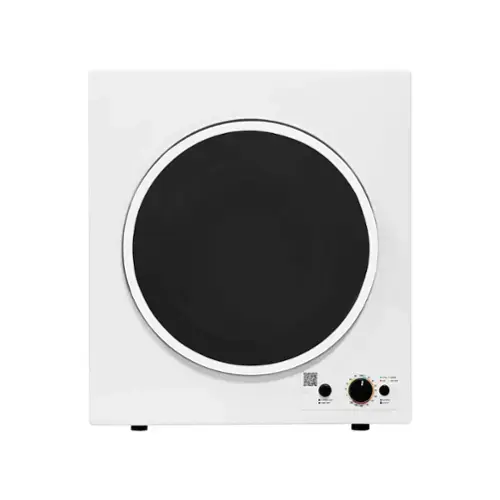 Front. Equator - Equator ED 850 S Compact 3.5 cu. ft./13lbs Vented Sensor Electric Dryer Knob Control w/ Sleep Mode 110V/1500W - White.