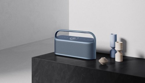 Soundcore by Anker Motion X600 Hi-Res Spatial Audio IPX7 Waterproof Portable Bluetooth Speaker with Aux-In and Rugged Metal Design - Blue BUY ONLINE
